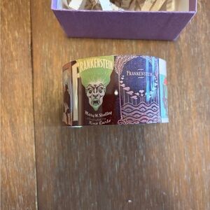 Frankenstein Themed Cuff Bracelet